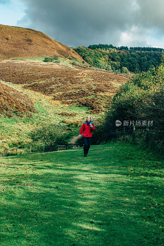 Horcum Hike洞，约克郡，英格兰